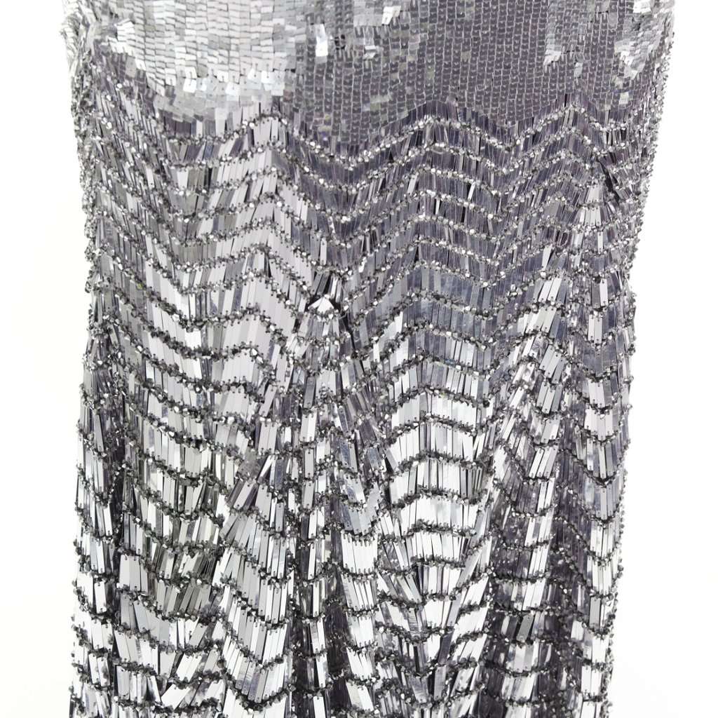 Alexandre Vauthier Silver Dress Silver Fair condition - Back View