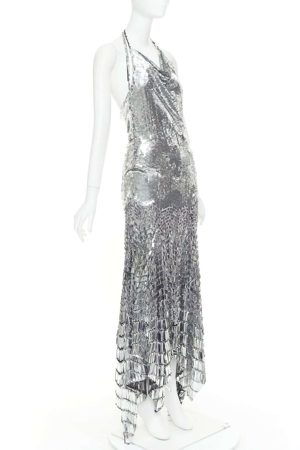 Alexandre Vauthier Silver Dress Silver Fair condition - Inside View