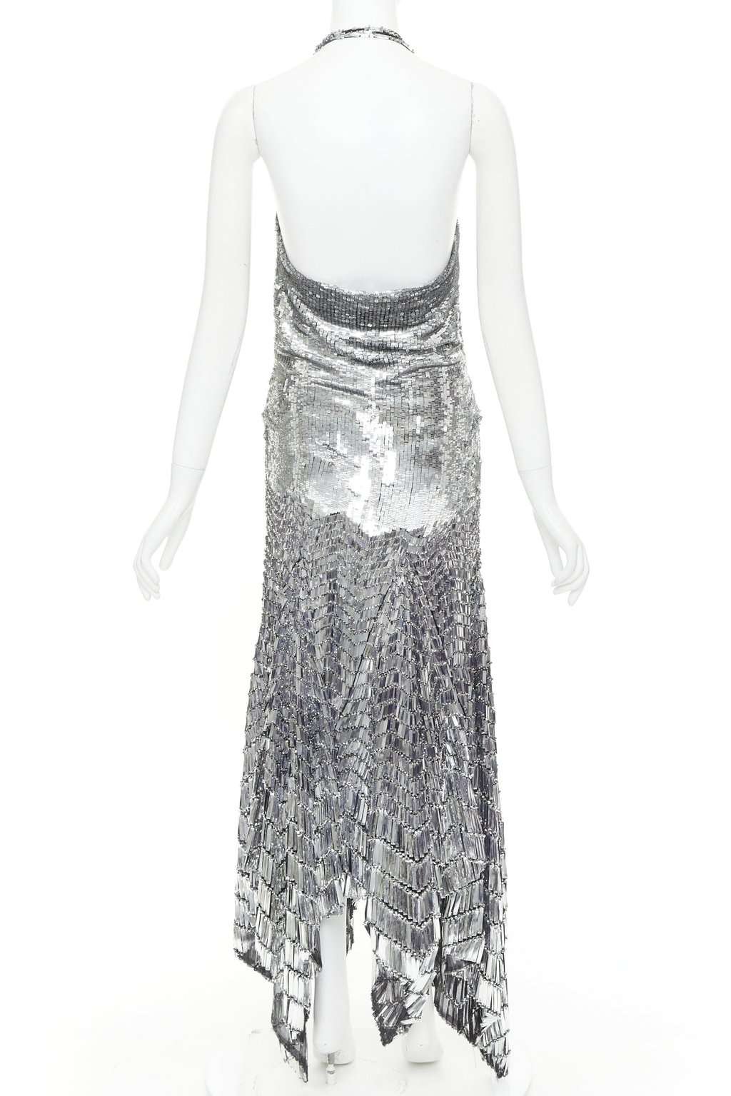 Alexandre Vauthier Silver Dress Silver Fair condition - Box View