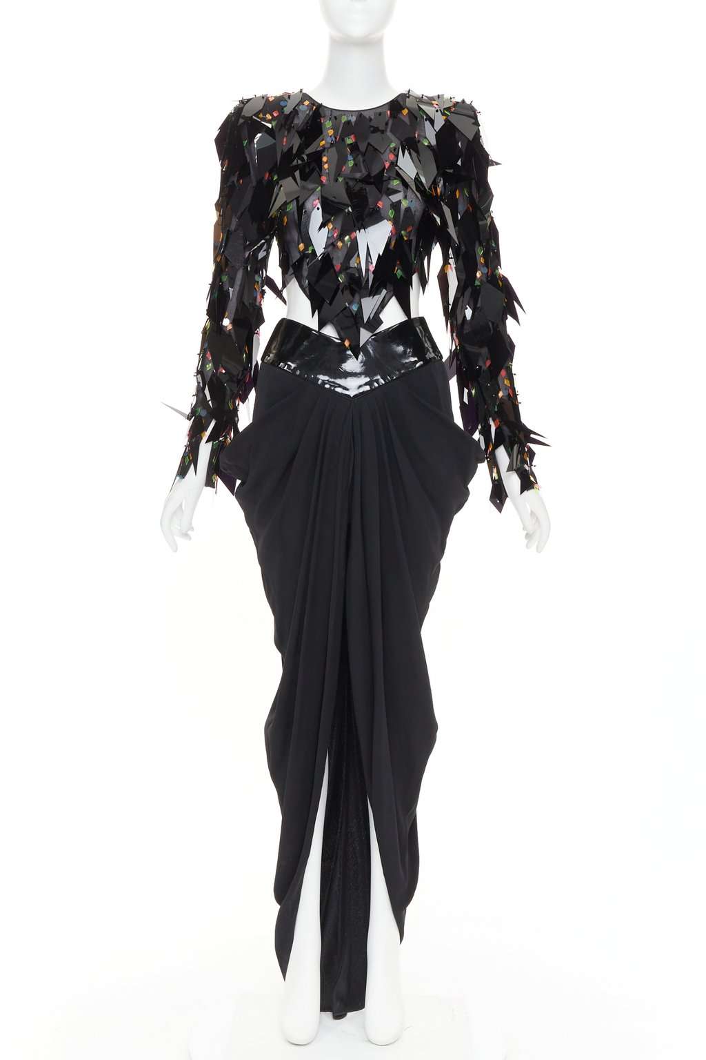 Alexandre Vauthier Black Dress Black Fair condition - Front View