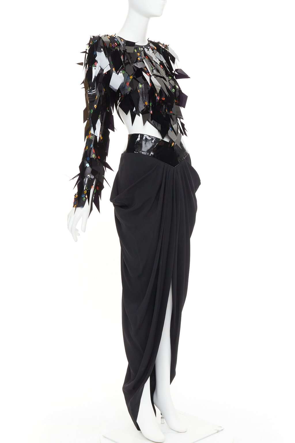 Alexandre Vauthier Black Dress Black Fair condition - Inside View