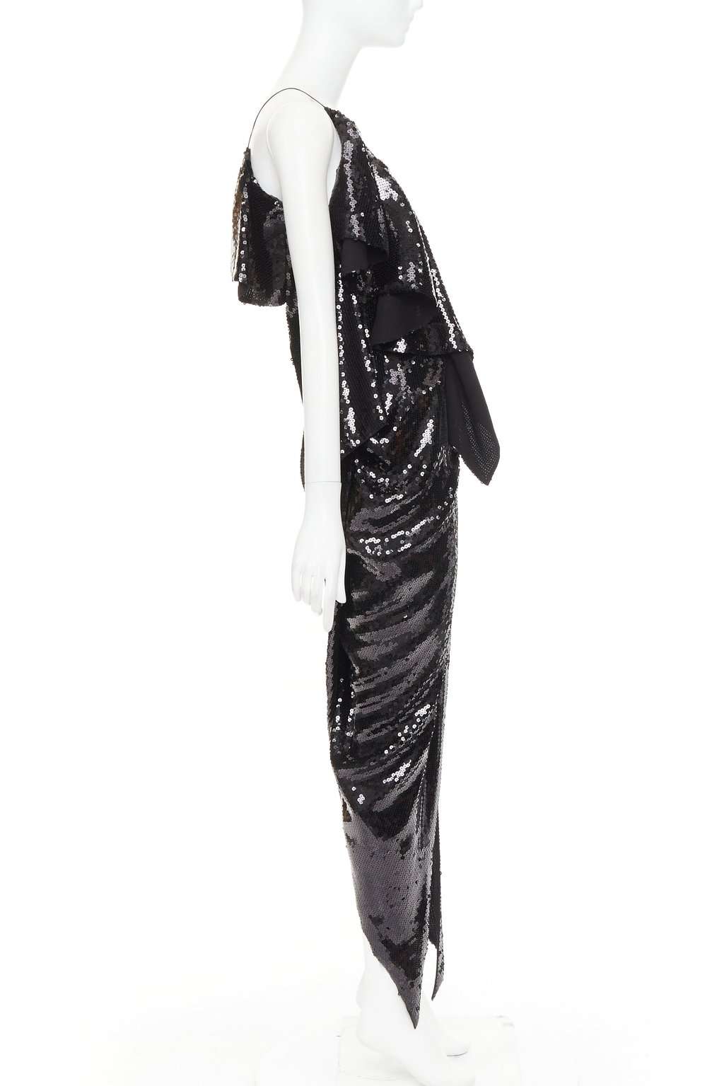 Alexandre Vauthier Black Dress Black Very good condition - Model View