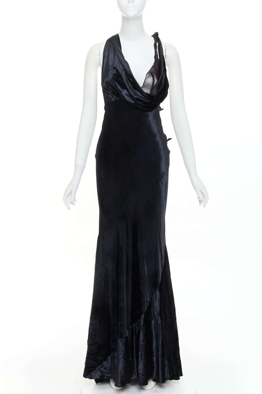 Alexandre Vauthier Black Velvet Dress Black Velvet Fair condition - Inside View