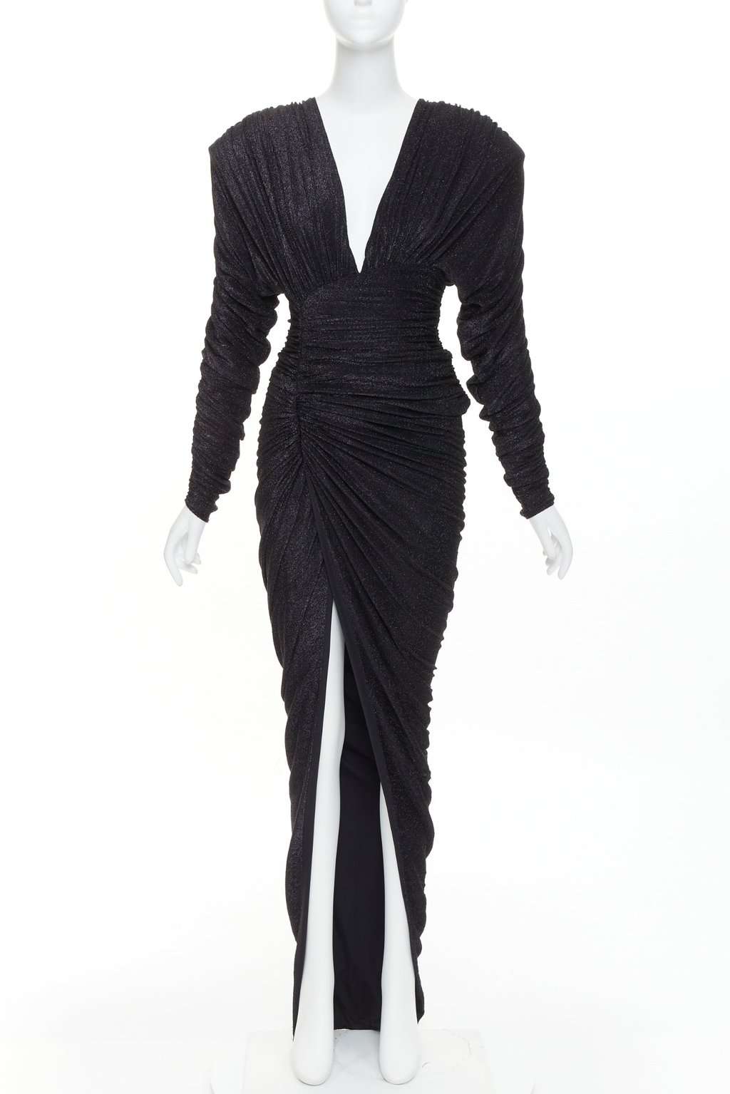 Alexandre Vauthier Black Polyester Dress Black Polyester Good condition - Front View
