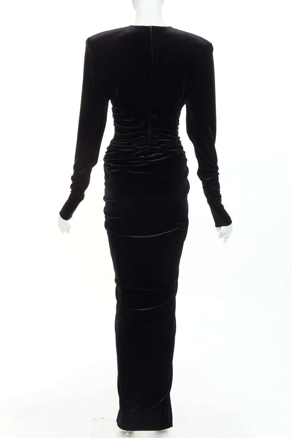 Alexandre Vauthier Black Velvet Dress Black Velvet Very good condition - Box View