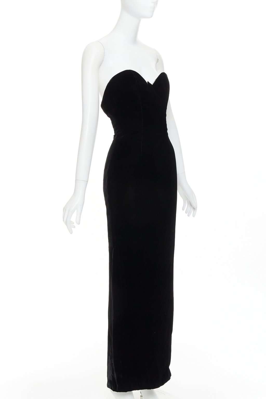 Alexandre Vauthier Black Velvet Dress Black Velvet Very good condition - Inside View