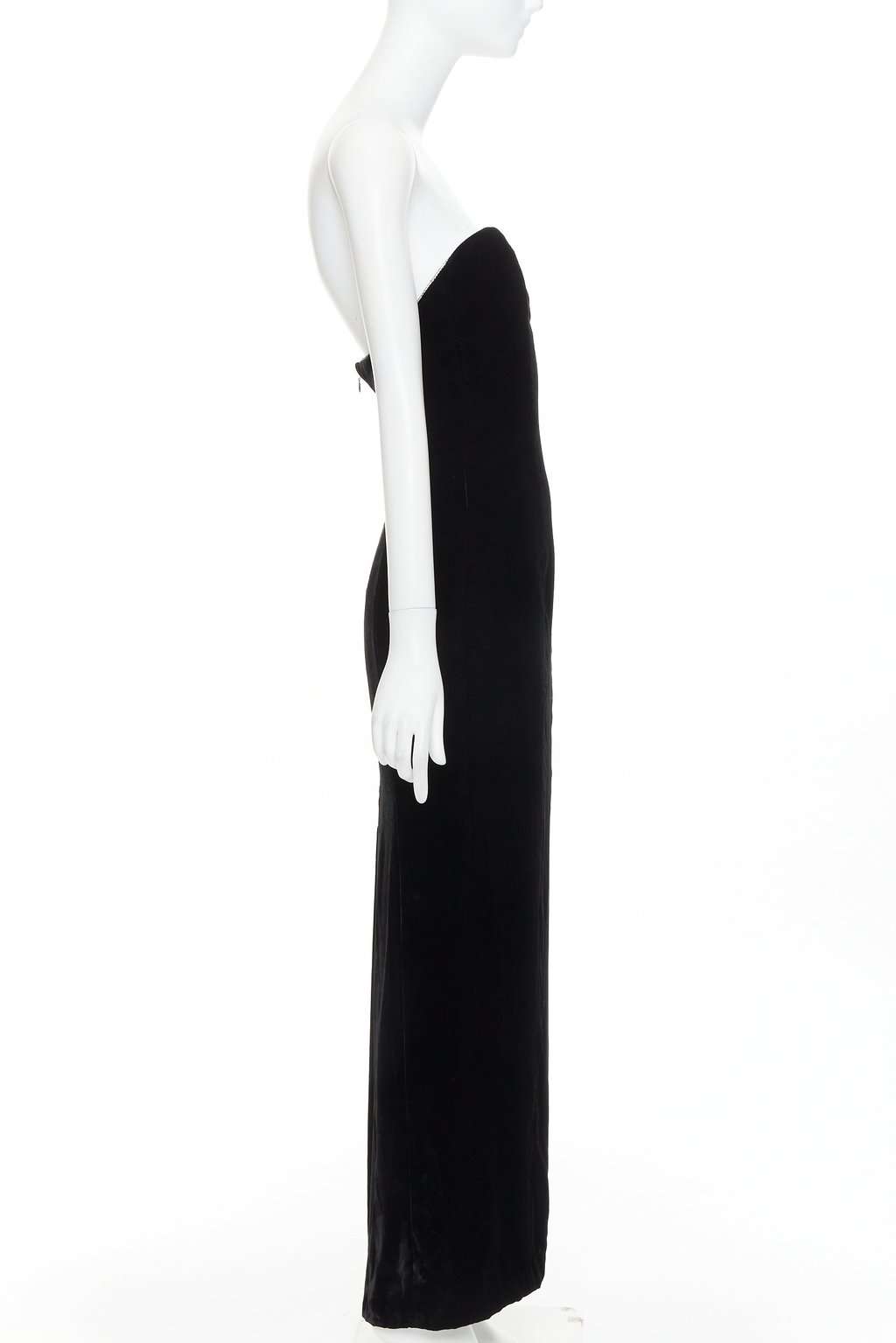 Alexandre Vauthier Black Velvet Dress Black Velvet Very good condition - Model View