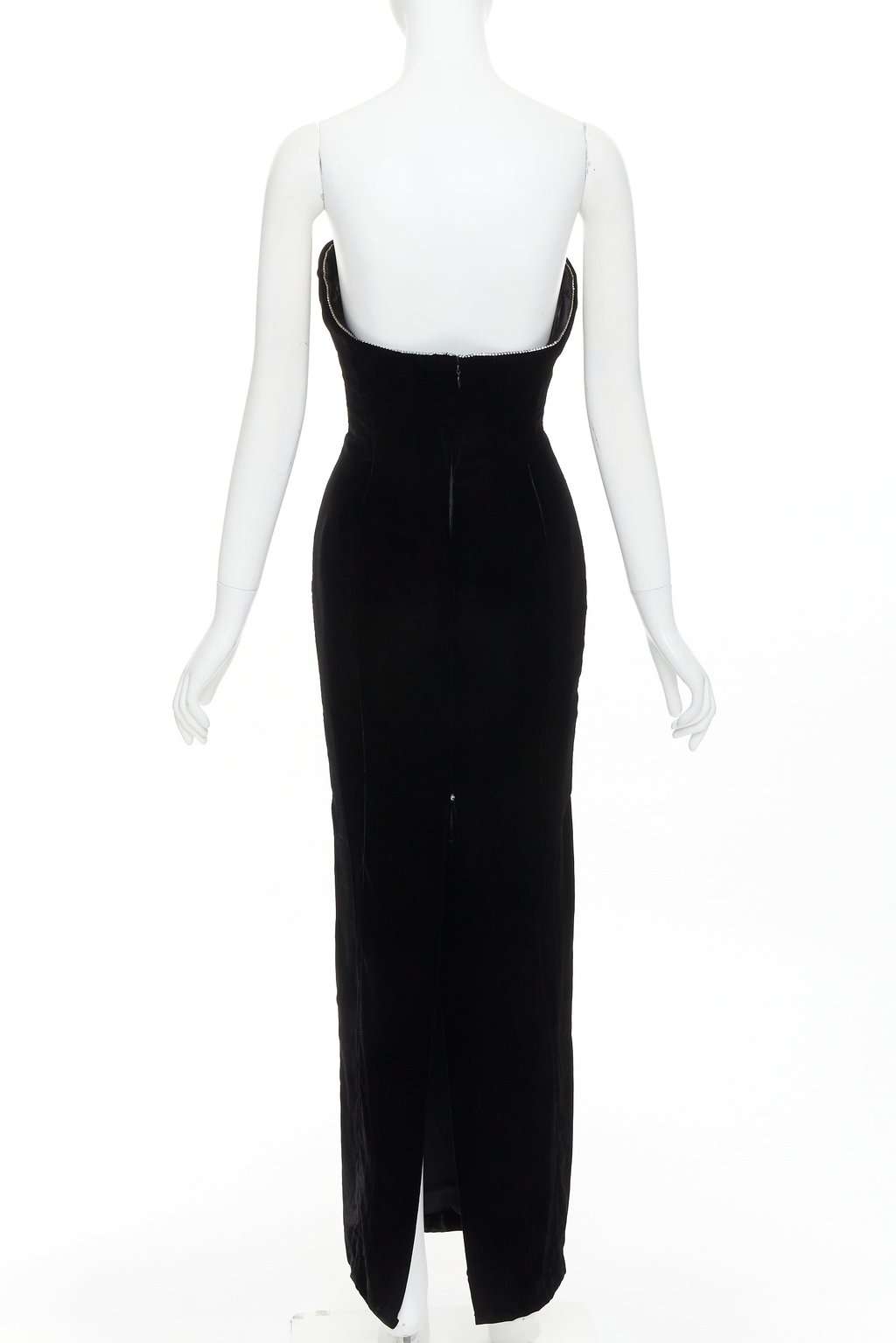 Alexandre Vauthier Black Velvet Dress Black Velvet Very good condition - Box View