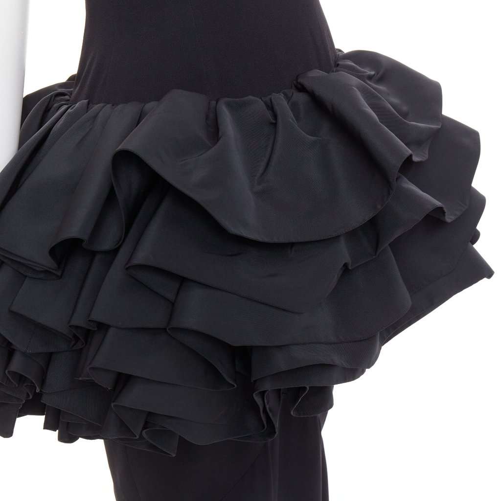 Alexandre Vauthier Black Viscose Dress Black Viscose Very good condition - Back View