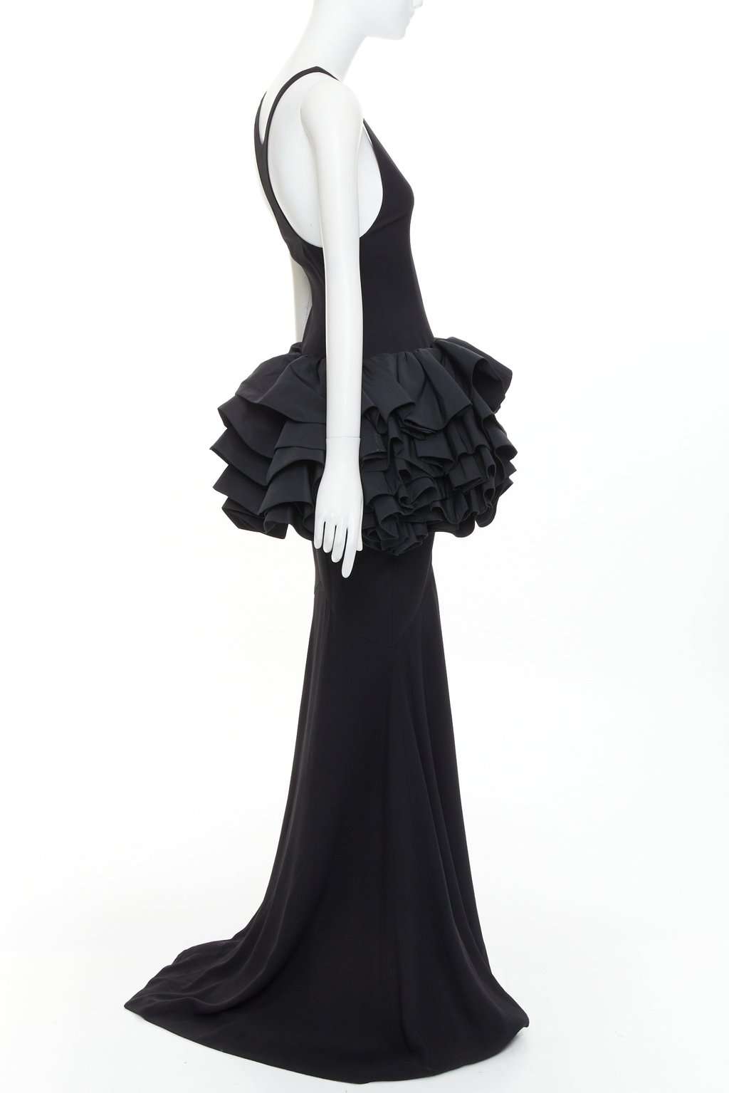 Alexandre Vauthier Black Viscose Dress Black Viscose Very good condition - Model View