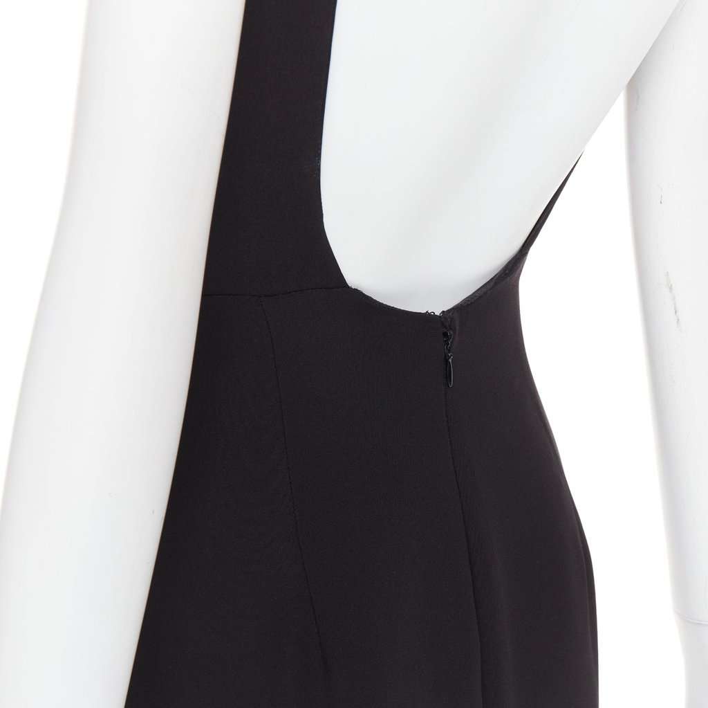 Alexandre Vauthier Black Viscose Dress Black Viscose Very good condition - Back View
