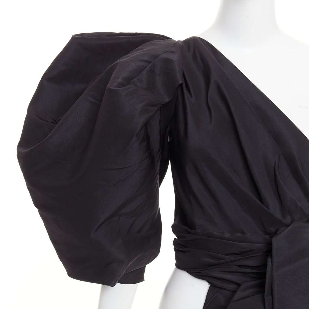 Alexandre Vauthier Black Silk Top Black Silk Very good condition - Back View