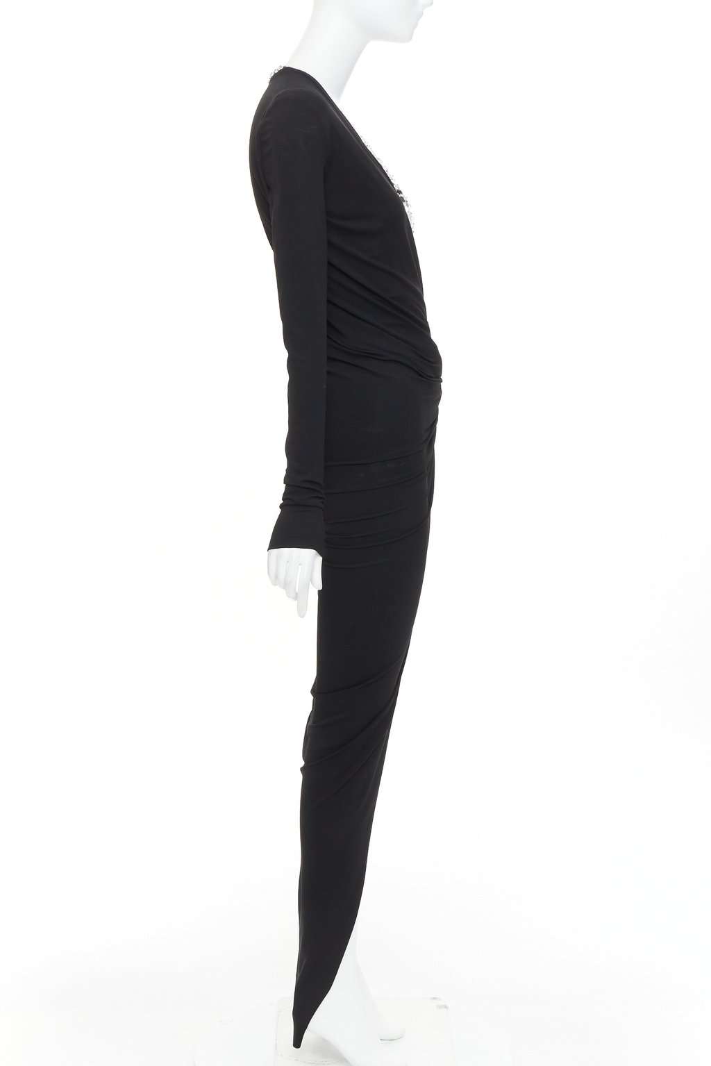 Alexandre Vauthier Black Viscose Dress Black Viscose Very good condition - Model View