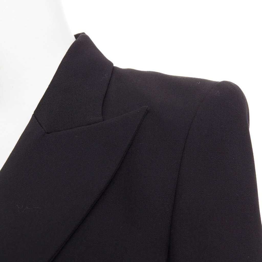 Alexandre Vauthier Black Wool Jacket Black Wool Very good condition - Back View