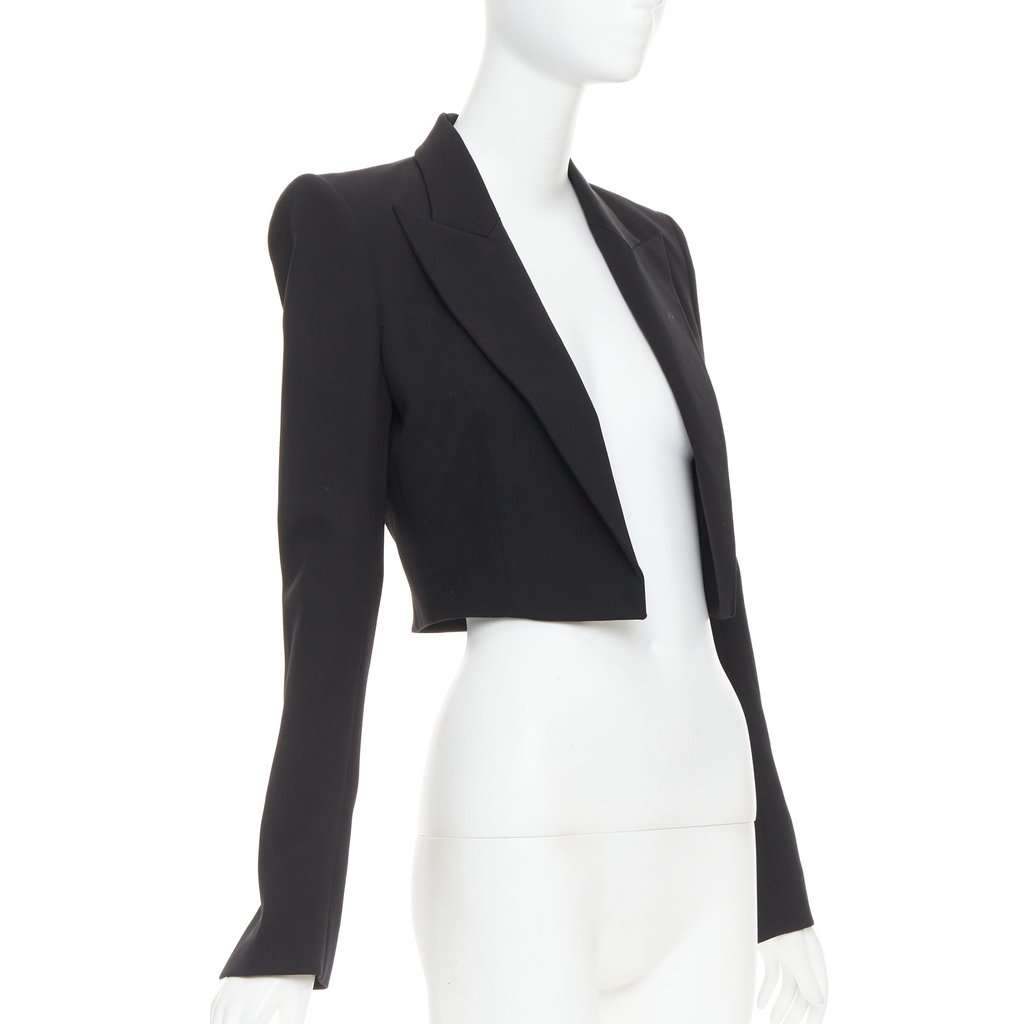 Alexandre Vauthier Black Wool Jacket Black Wool Very good condition - Inside View