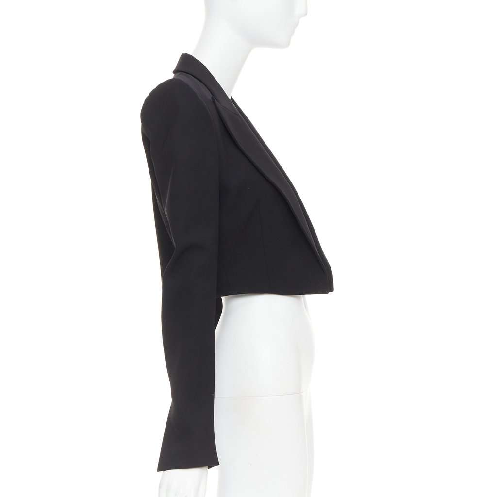 Alexandre Vauthier Black Wool Jacket Black Wool Very good condition - Model View