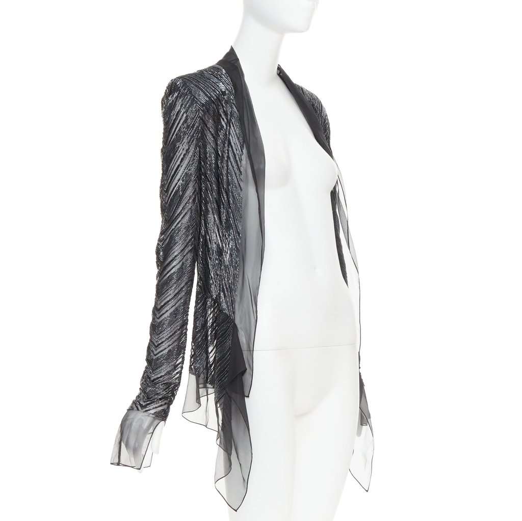 Alexandre Vauthier Black Polyester Jacket Black Polyester Good condition - Front View