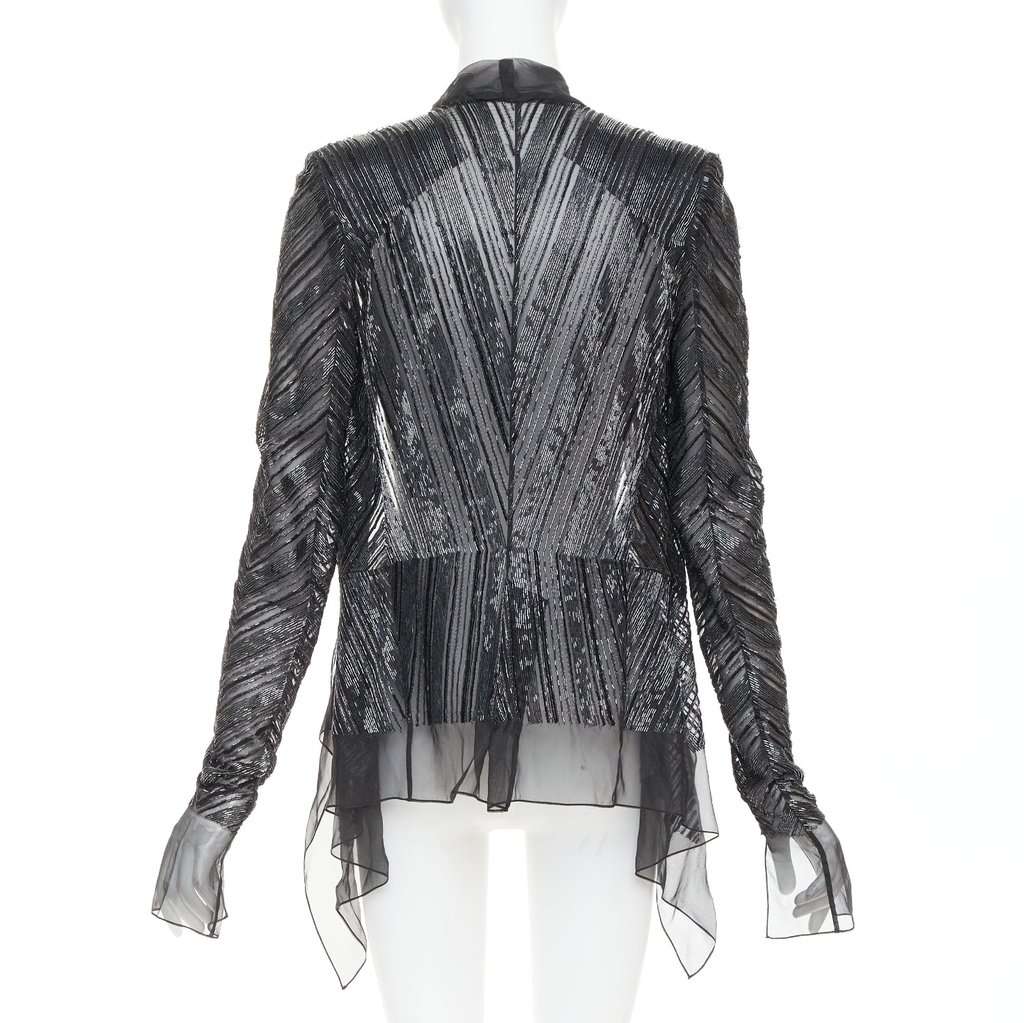 Alexandre Vauthier Black Polyester Jacket Black Polyester Good condition - Box View
