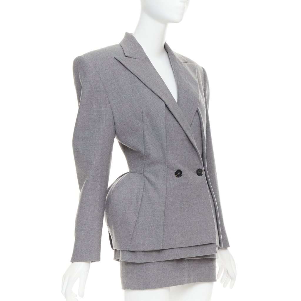 Alexandre Vauthier Grey Wool Jacket Grey Wool Very good condition - Model View