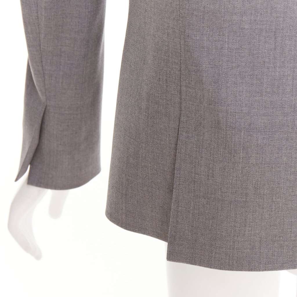 Alexandre Vauthier Grey Wool Jacket Grey Wool Very good condition - Back View