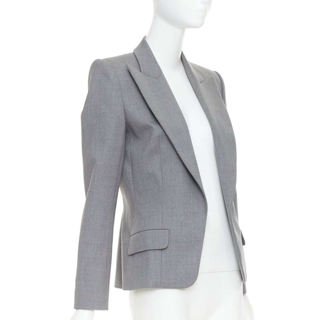 Alexandre Vauthier Grey Wool Jacket Grey Wool Very good condition - Inside View