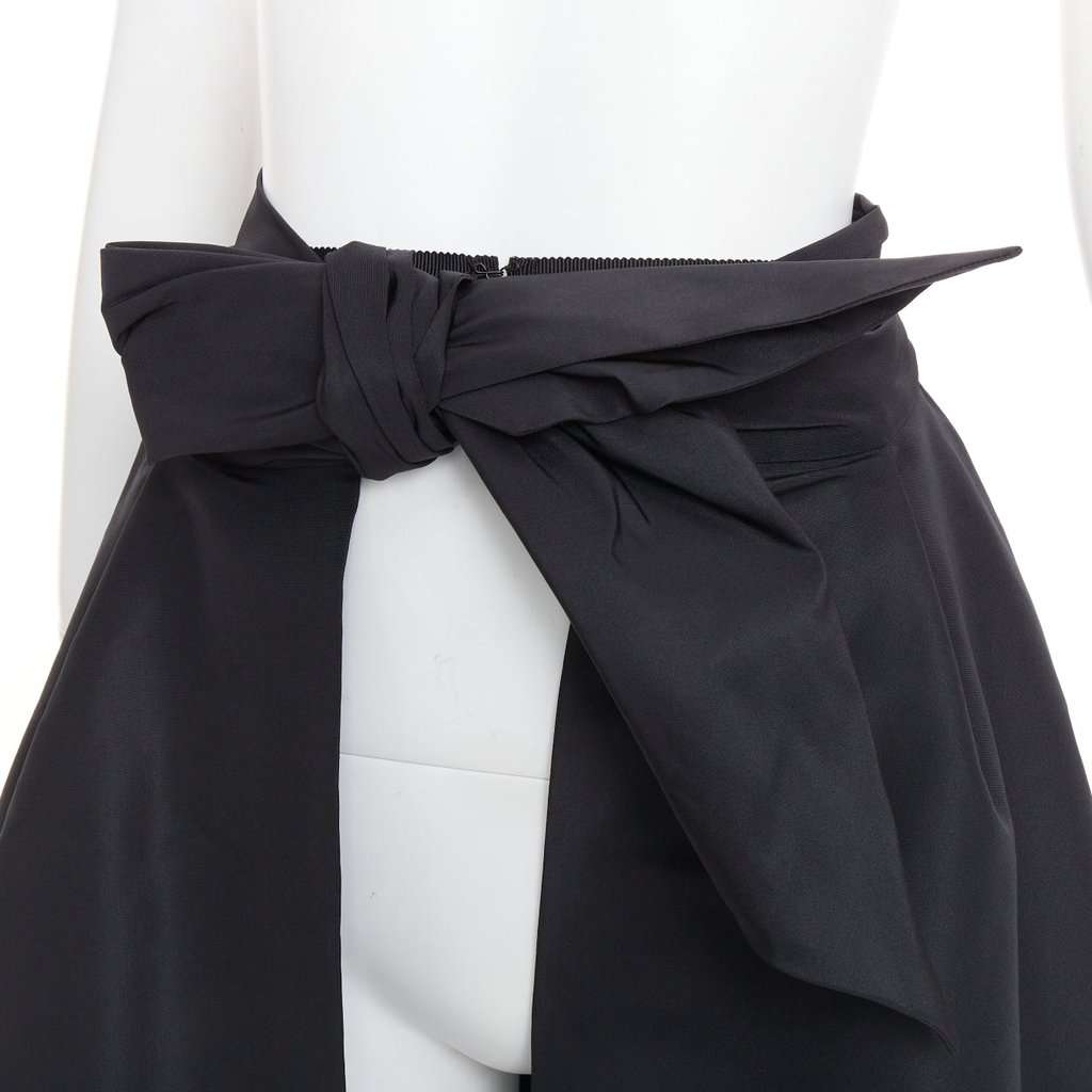 Alexandre Vauthier Black Silk Skirt Black Silk Very good condition - Back View