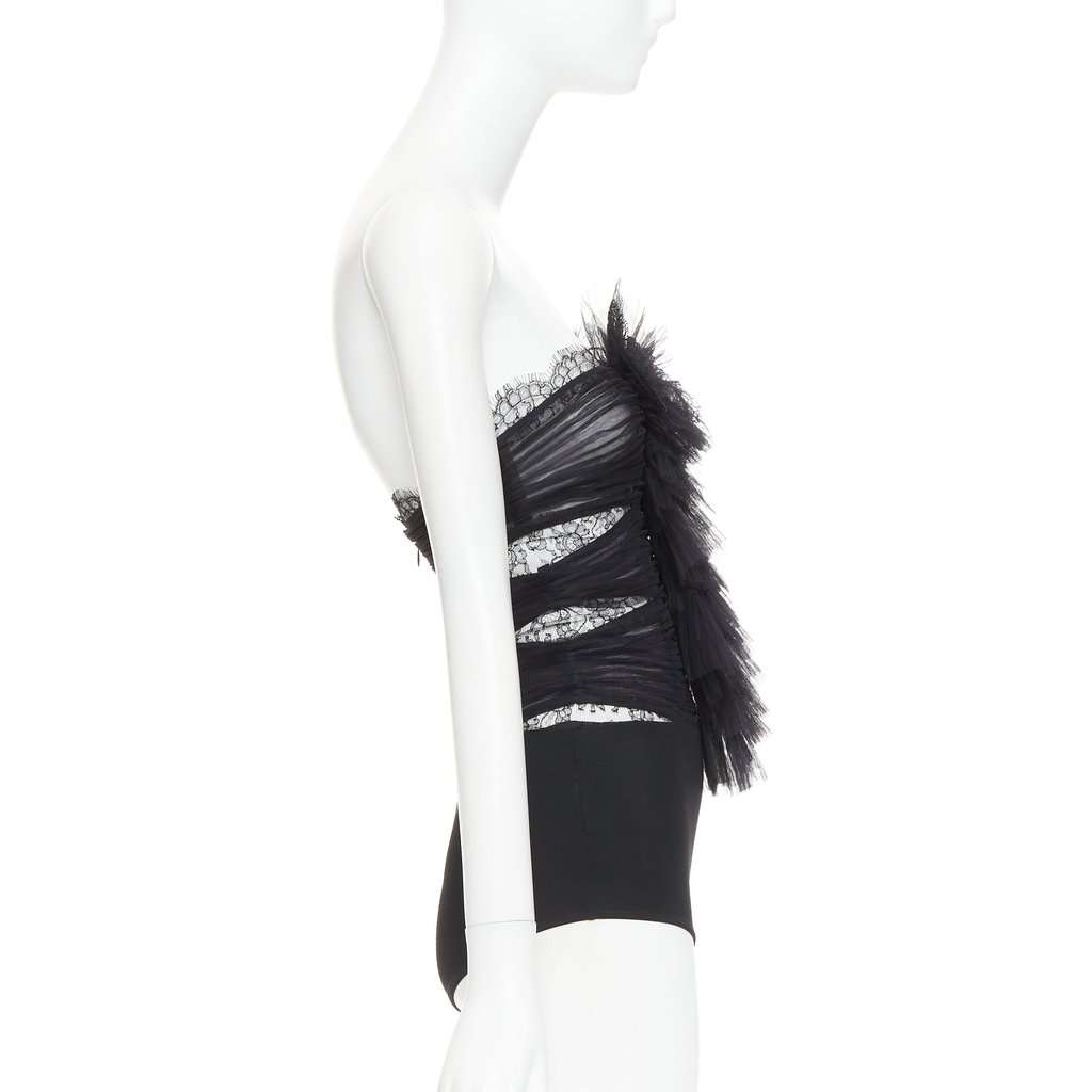 Alexandre Vauthier Black Polyester Top Black Polyester Very good condition - Model View