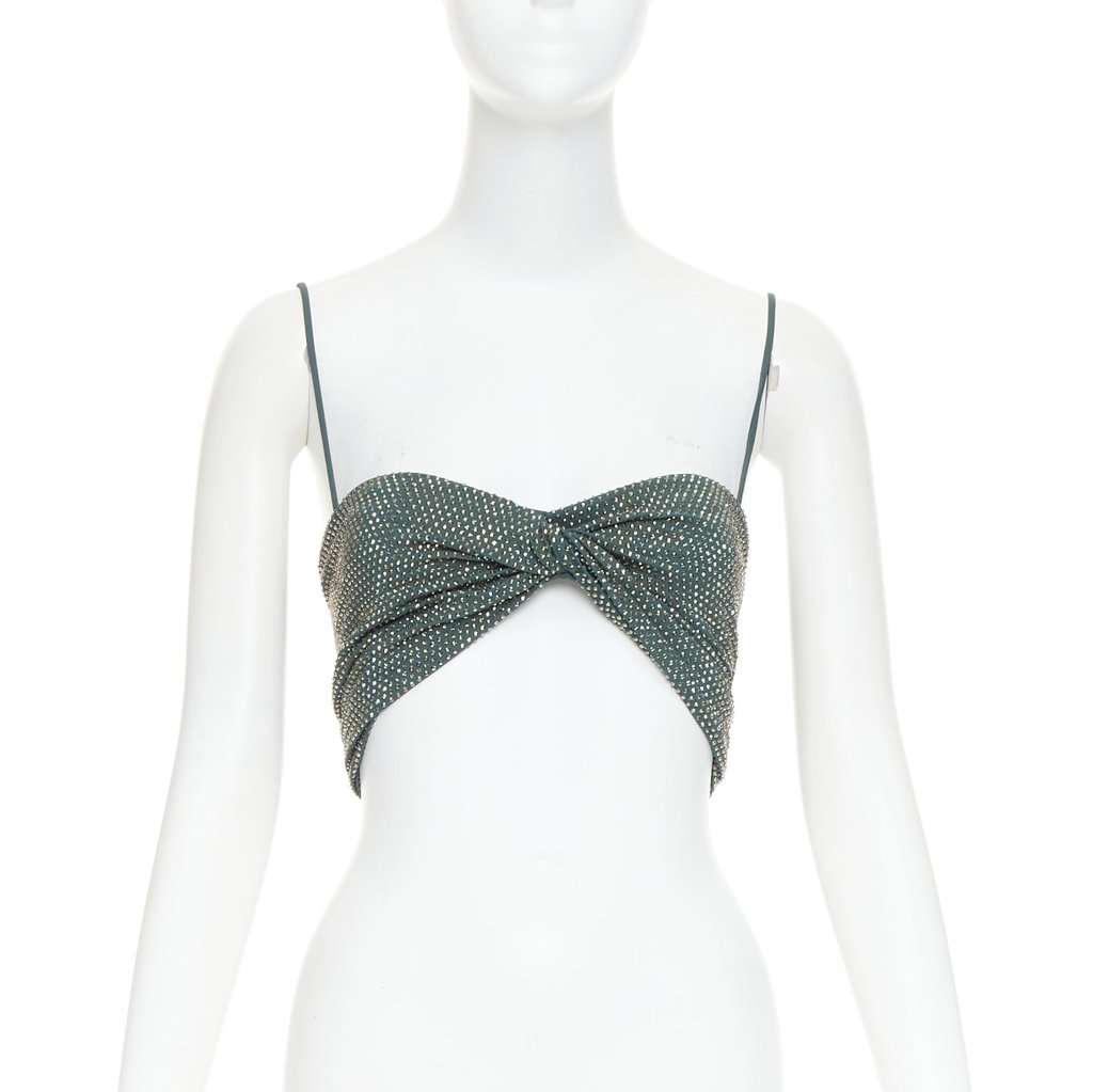 Alexandre Vauthier Green Viscose Top Green Viscose Very good condition - Front View