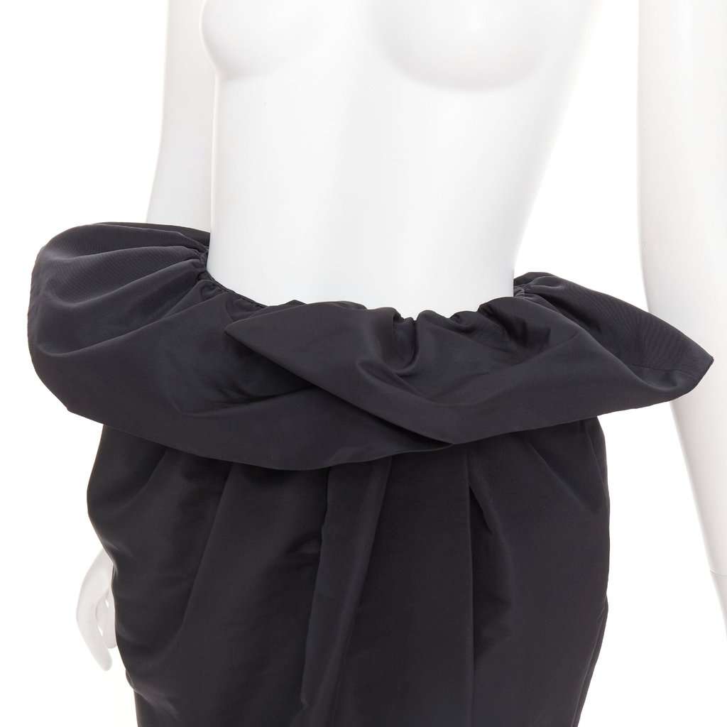 Alexandre Vauthier Black Silk Skirt Black Silk Very good condition - Back View