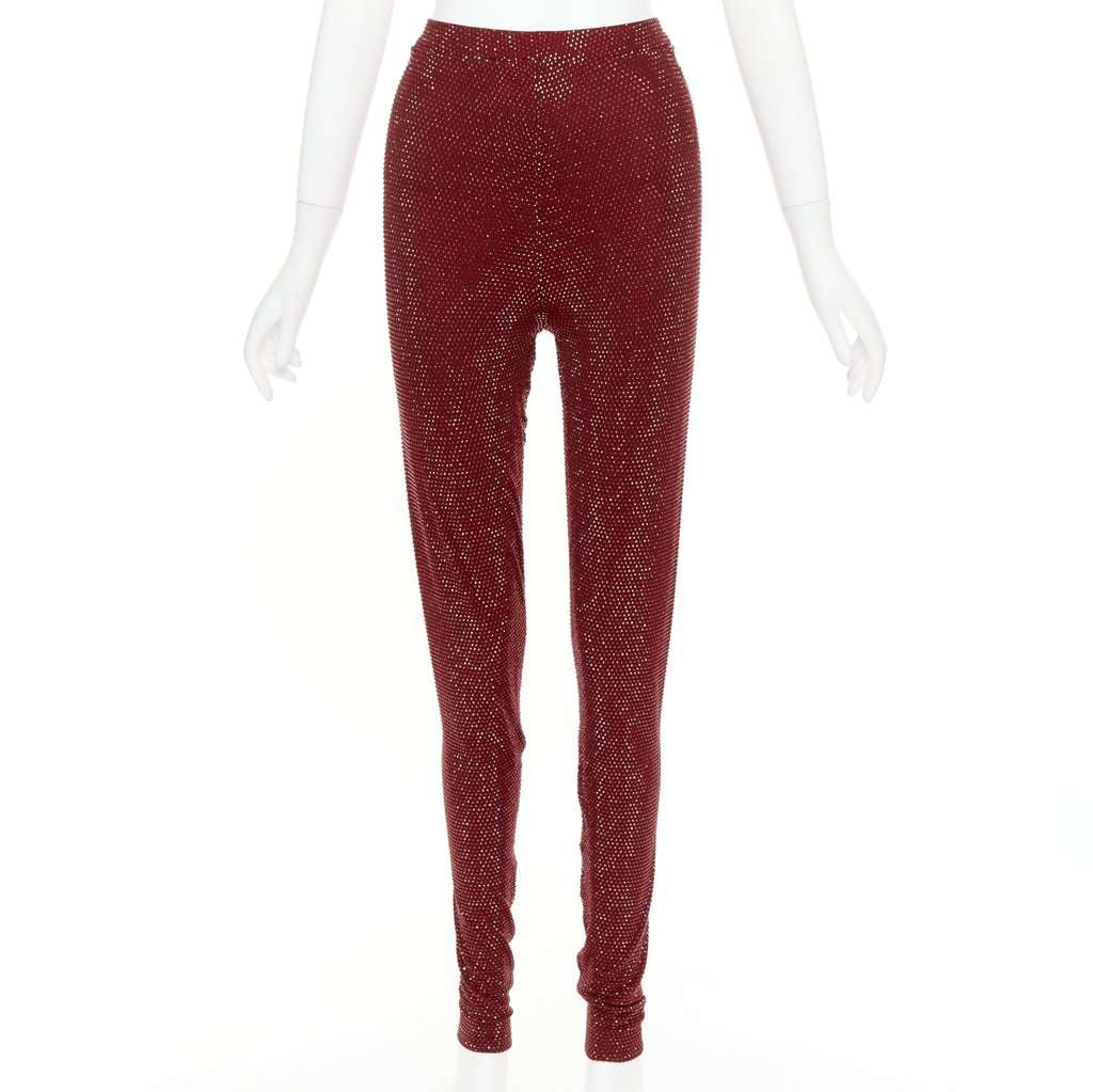 Alexandre Vauthier Burgundy Trouser Burgundy Very good condition - Front View