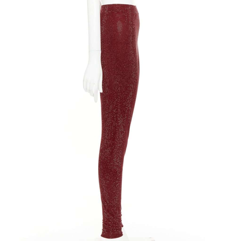 Alexandre Vauthier Burgundy Trouser Burgundy Very good condition - Model View