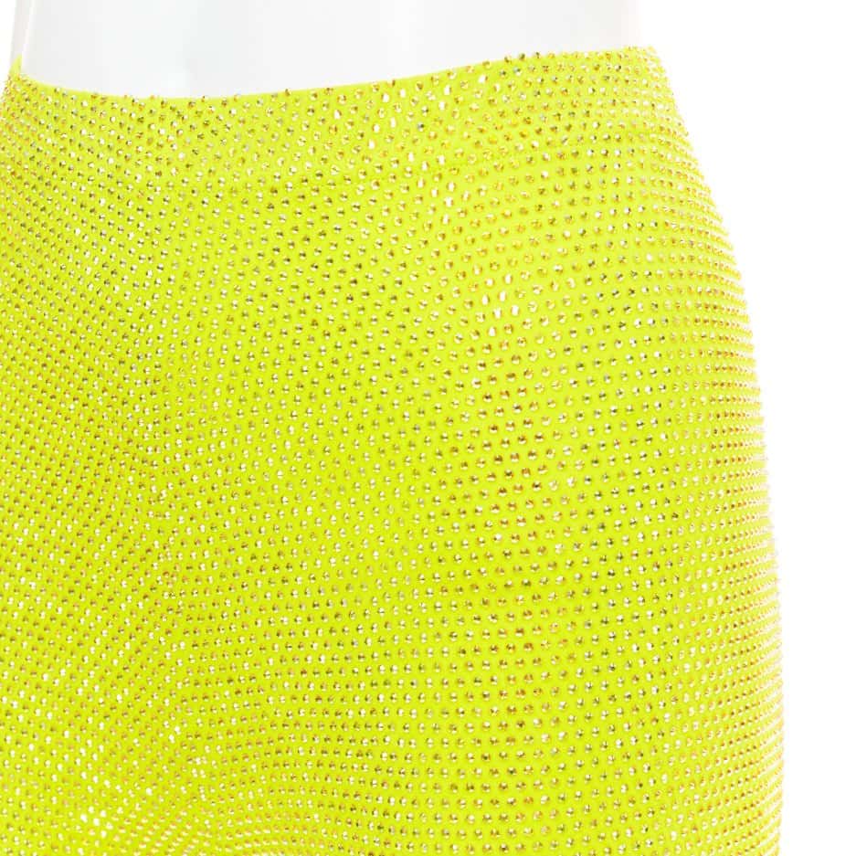 Alexandre Vauthier Yellow Viscose Trouser Yellow Viscose Very good condition - Back View