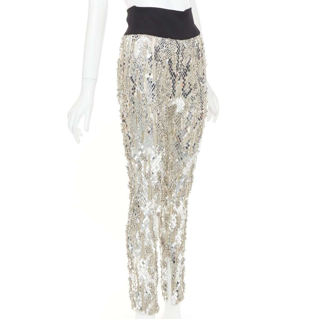 Alexandre Vauthier Silver Trouser Silver Fair condition - Inside View