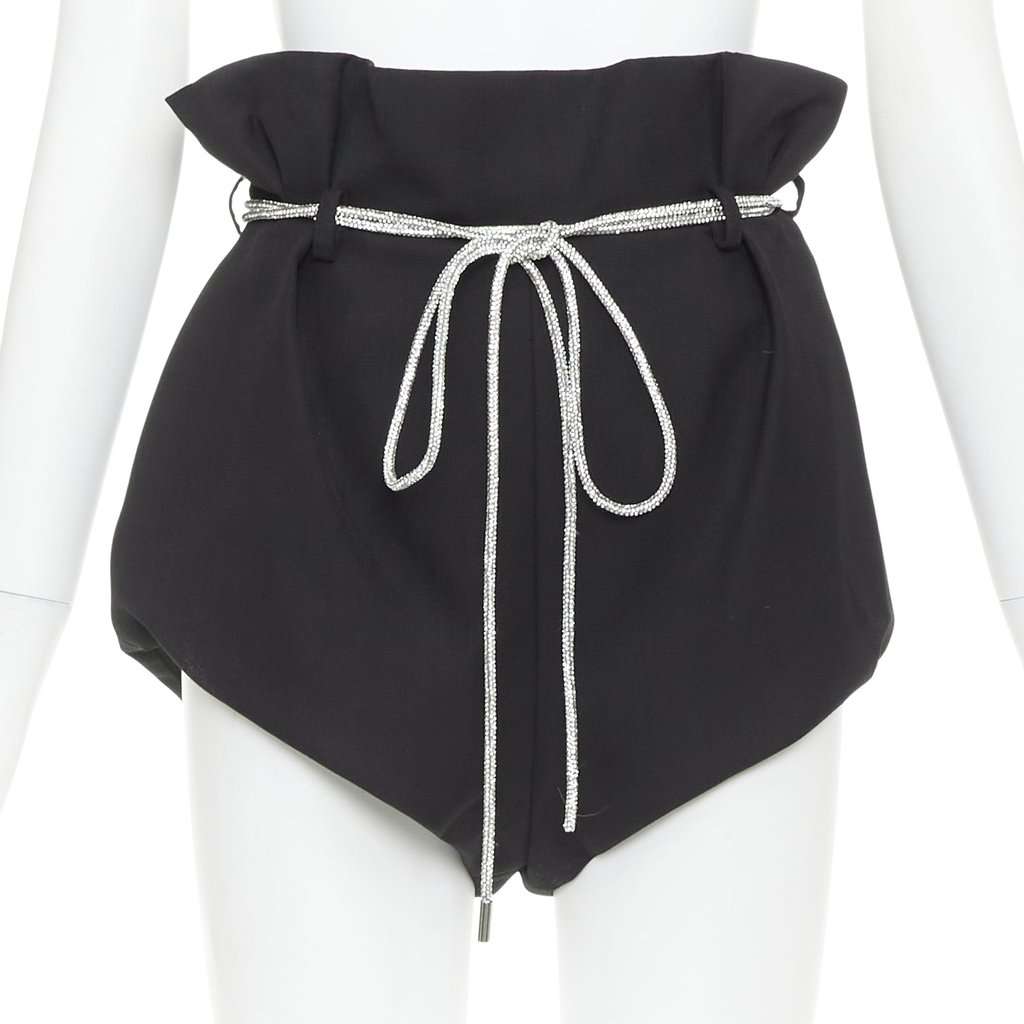 Alexandre Vauthier Black Shorts Black Very good condition - Front View