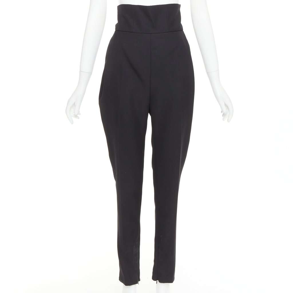 Alexandre Vauthier Black Trouser Black Good condition - Front View