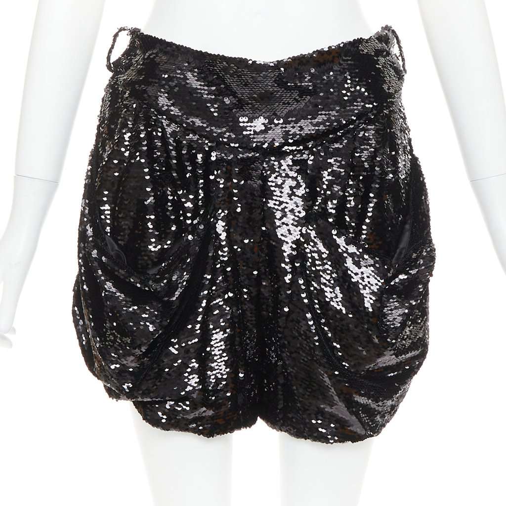 Alexandre Vauthier Black Shorts Black Very good condition - Front View