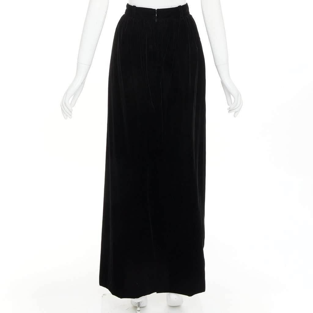 Alexandre Vauthier Black Velvet Skirt Black Velvet Very good condition - Box View