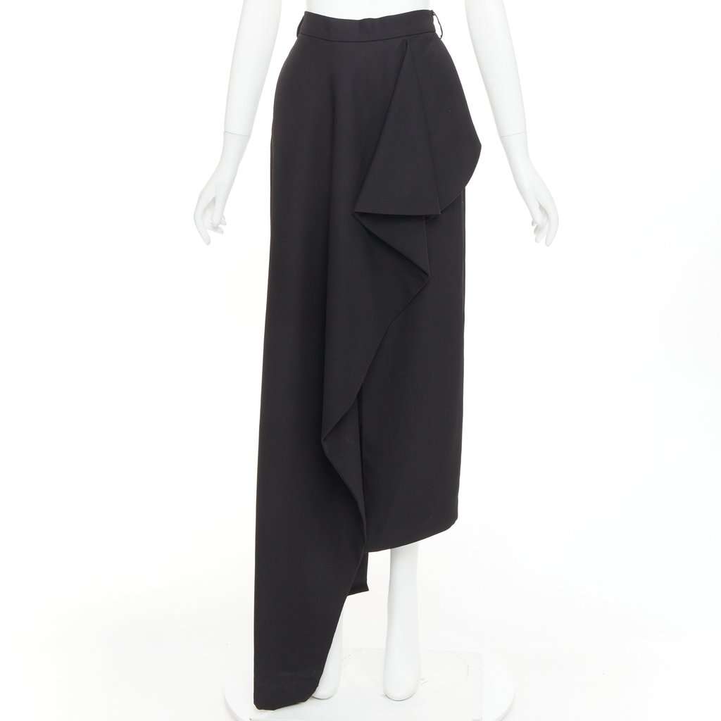 Alexandre Vauthier Black Wool Trouser Black Wool Very good condition - Front View