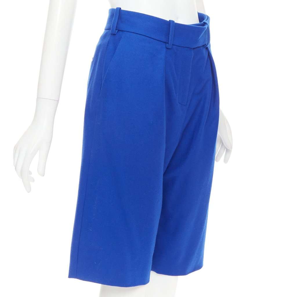Alexandre Vauthier Blue Wool Shorts Blue Wool Very good condition - Inside View