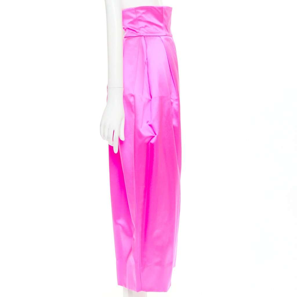 Alexandre Vauthier Pink Polyester Trouser Pink Polyester Fair condition - Model View