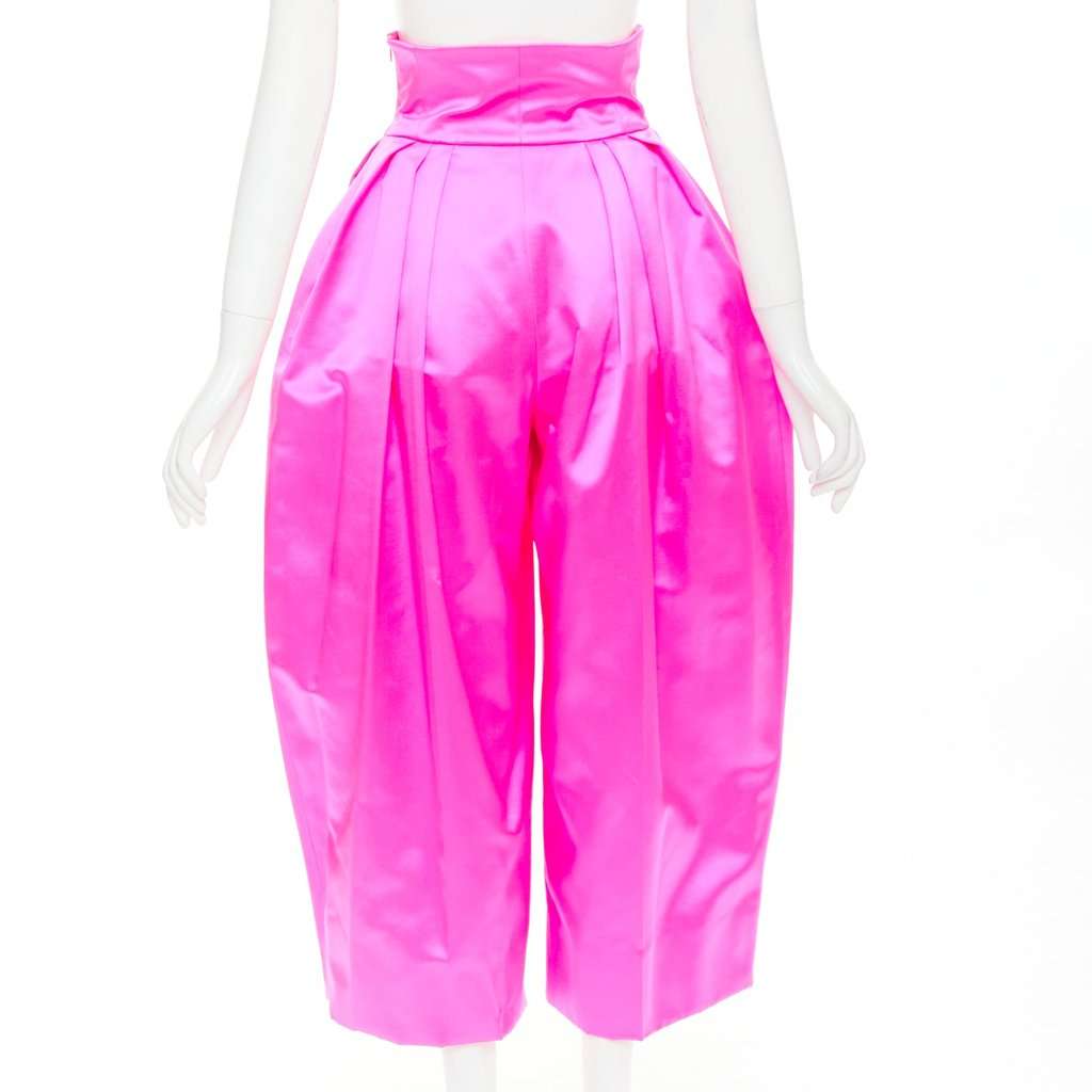 Alexandre Vauthier Pink Polyester Trouser Pink Polyester Fair condition - Box View