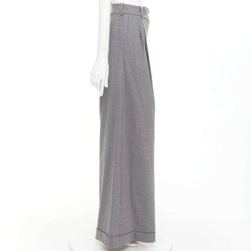 Alexandre Vauthier Grey Wool Trouser Grey Wool Very good condition - Box View
