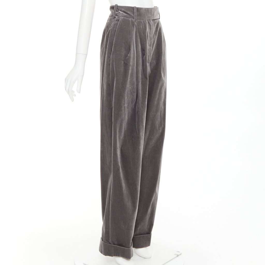 Alexandre Vauthier Grey Velvet Trouser Grey Velvet Very good condition - Inside View