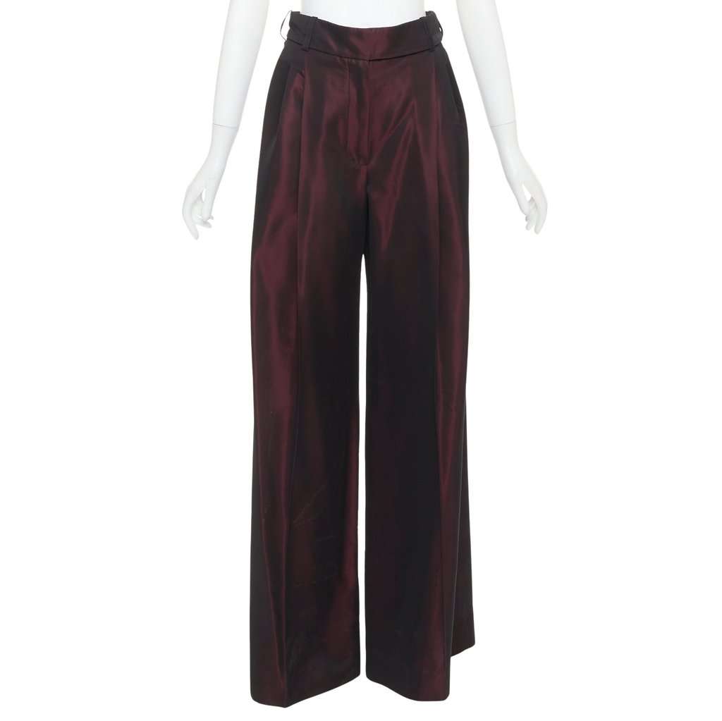 Alexandre Vauthier Burgundy Trouser Burgundy Very good condition - Front View