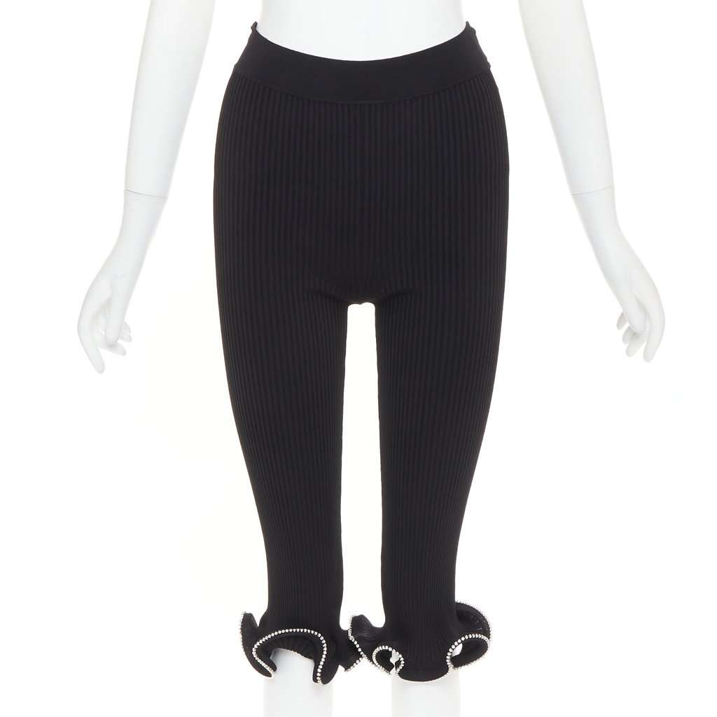 Alexandre Vauthier Black Trouser Black Very good condition - Front View