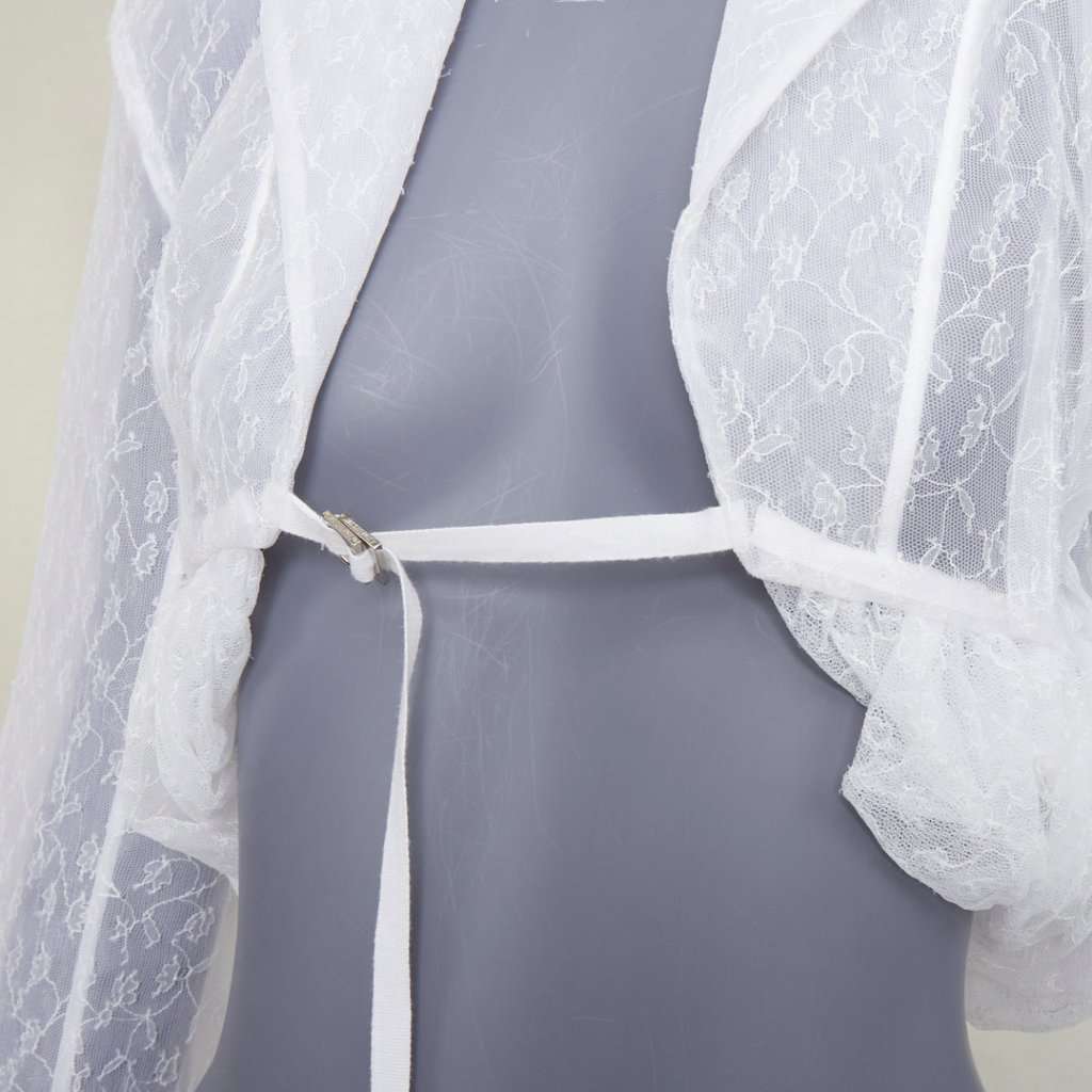 Jacquemus La Veste Dentelle White Polyamide Very good condition - Back View
