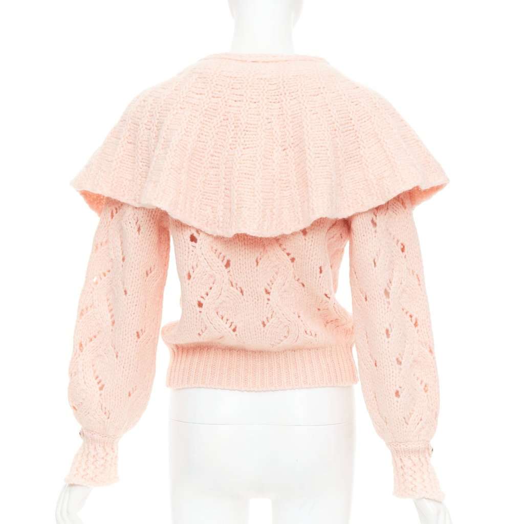 Chanel Pink Wool Knitwear Pink Wool Very good condition - Box View
