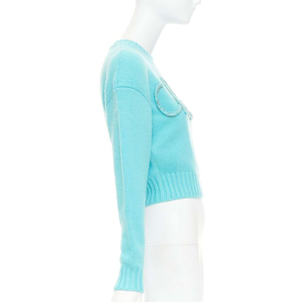 Chanel Blue Cashmere Knitwear Blue Cashmere Very good condition - Model View