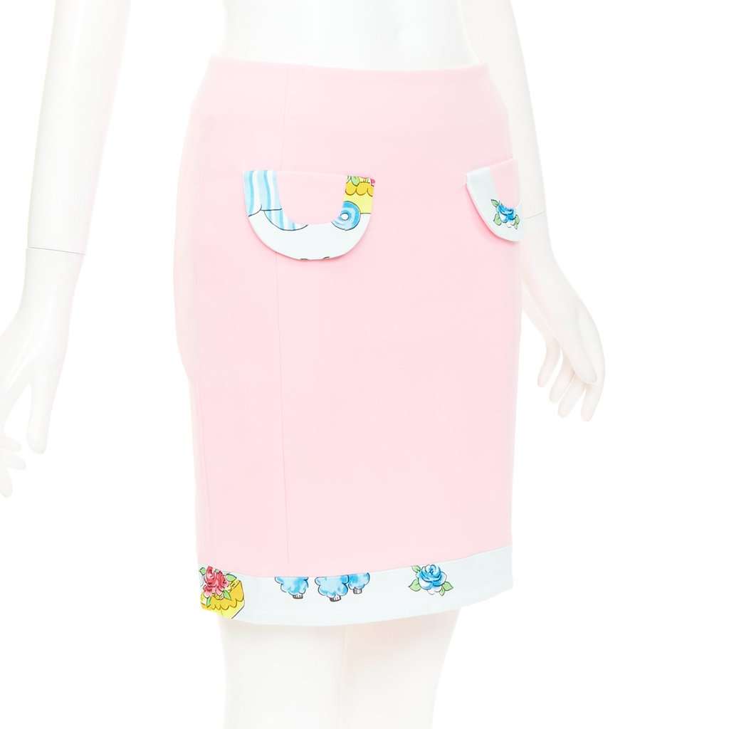 Moschino Pink Skirt Pink Never worn, with tag - Inside View