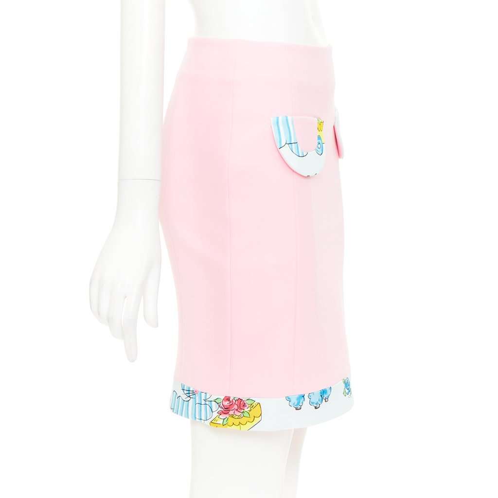 Moschino Pink Skirt Pink Never worn, with tag - Model View